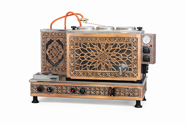 3 Demlikli Full Otomatik Bakır Çay Kazanı Doğalgaz&Elektrik