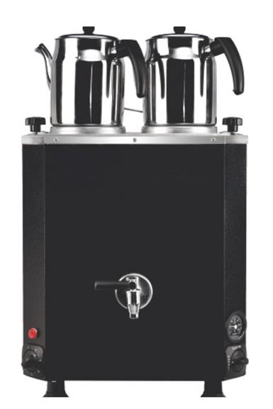 2 Demlikli Statik Çay Kazanı (Elektrikli)