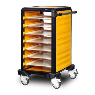 Gastrolley 75 Tekli Servis Tepsi Arabası, 2 Yanı Kapalı