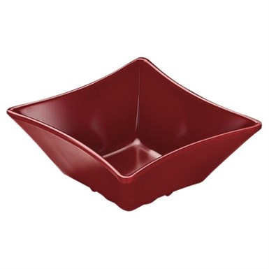 Biradlı Açık Büfe Minimalist Melamin (8x8x3,5) (Kırmızı-siyah-beyaz)