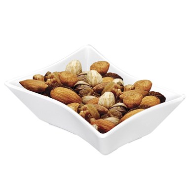Biradlı Açık Büfe Minimalist Melamin Sosluk (11,5x7x4) (Siyah-kırmızı-beyaz)
