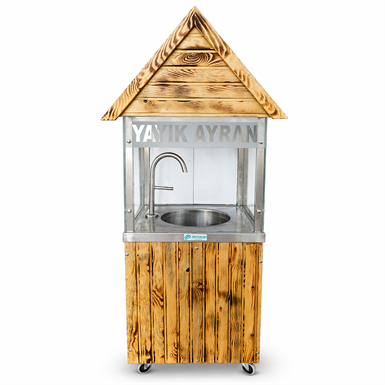 DEM11M5-Mini Çatılı 50 Litre Yayık Ayran Makinası