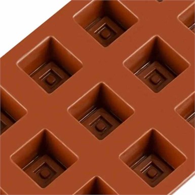 Epinox Çikolata Kalıbı - Silikon - Kare (KRS-20)