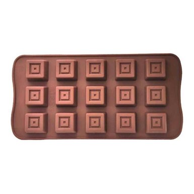 Epinox Çikolata Kalıbı - Silikon - Kare (KRS-20)