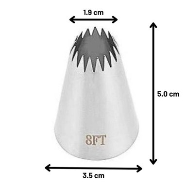 Epinox Duy Açık Yıldız 17 Diş 35x19x50 Mm (DY-8FT)
