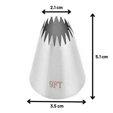 Epinox Duy Açık Yıldız 18 Diş 35x21x51 Mm (DY-9FT)