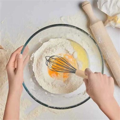 Epinox Silikon Çırpıcı 25 cm Ahşap Sap (SAP-30)