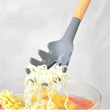 Epinox Silikon Spagetti Kaşığı Ahşap Sap (AKK-14)