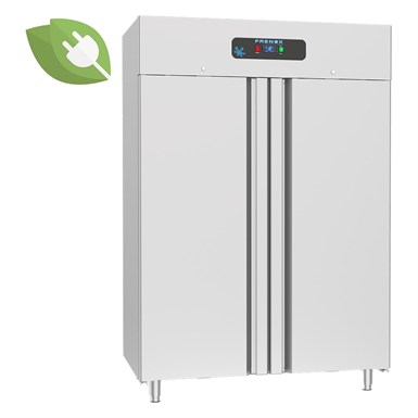 Frenox VL14-M-EF-R290 Çift Kapılı Dik Tip Derin Dondurucu, Mono Blok, 1400 Lt, 304 Kalite