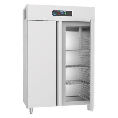 Frenox VN18-M-EF-R290 Çift Kapılı Dik Tip Buzdolabı, Prof. Line, 1400 Lt, 304 Kalite