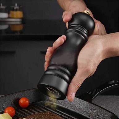 Hazzar Ahşap Tuz/Biber Değirmeni Seramik 21 cm (DCB-21)