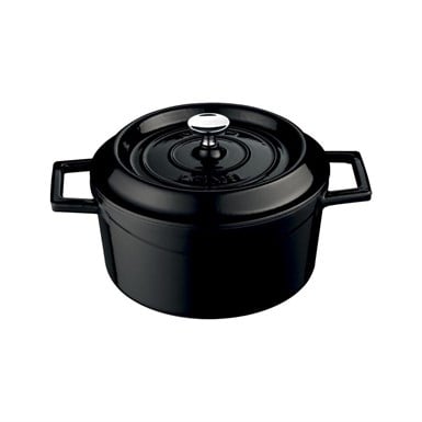 Kapp Lava Döküm Tencere - Siyah 20 cm - 2,56 Lt