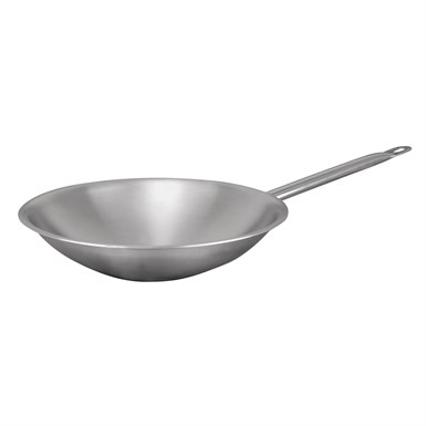 Öztiryakiler Wok Tava 38x8 Düz Taban