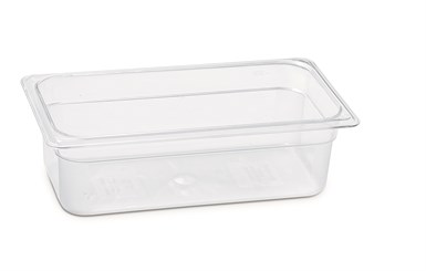 Plastport Kırılmaz Şeffaf Gastronom Küvet 1/4-100 (12li Koli)