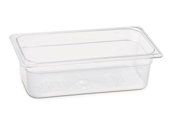 Plastport Kırılmaz Şeffaf Gastronom Küvet 1/4-150 (12li Koli)