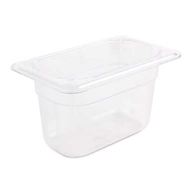 Plastport Kırılmaz Şeffaf Gastronom Küvet 1/9-100