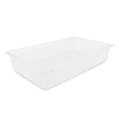 Plastport Kırılmaz Şeffaf Gastronom Küvet 1/1-100 (6lı Koli)