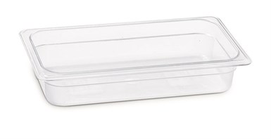Plastport Kırılmaz Şeffaf Gastronom Küvet 1/3-150