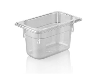 Plastport Kırılmaz Şeffaf Gastronom Küvet 1/9-100