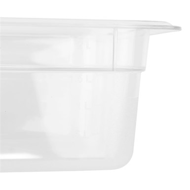 Plastport Kırılmaz Şeffaf Gastronom Küvet 1/4-100 (12li Koli)