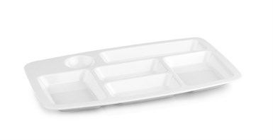 Plastport Kırılmaz Tabldot Tepsi - Hint Modeli