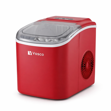 Vosco EKO 12 Kg Tezgah Üstü Parmak Buz Makinesi Kırmızı