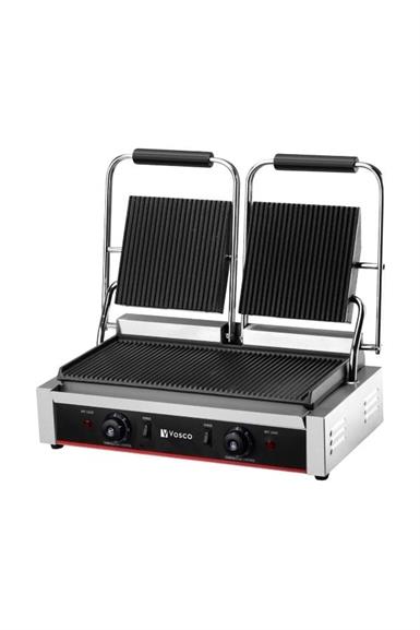 Vosco Mega Çift Kapak Tost Makinası 32 Dilim Endüstriyel Tost Makinesi