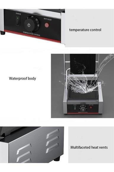 Vosco Mega Çift Kapak Tost Makinası 32 Dilim Endüstriyel Tost Makinesi