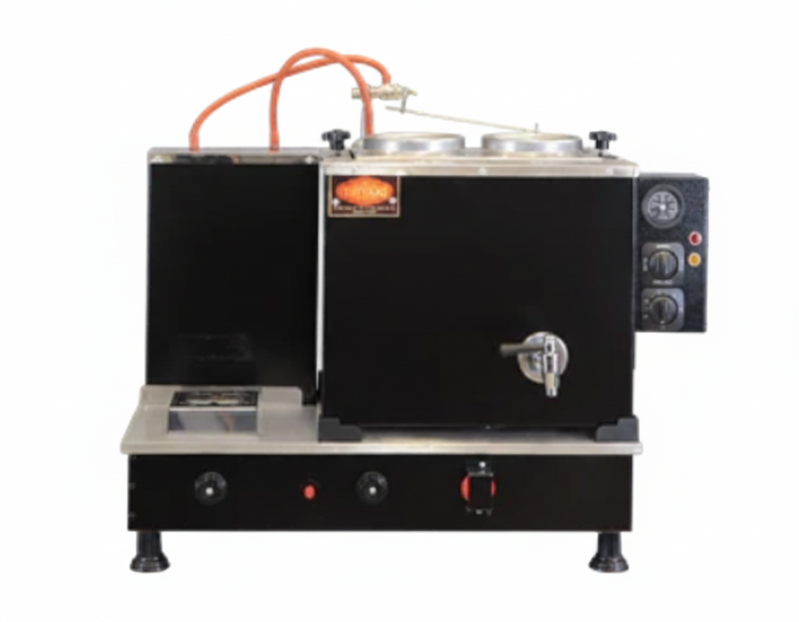 2 Demlikli Full Otomatik Statik Çay Kazanı Traditional Turkish Coffee & Tea Brewers
