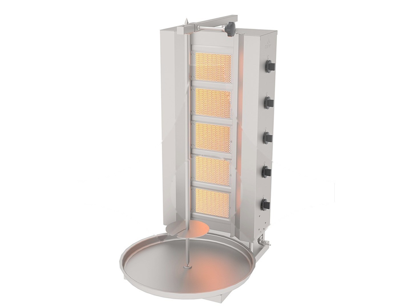 ADG-6S - Atalay Gazlı Döner Ocağı 630x745-SABİT DÖNER OCAKLARI  - Demasan
