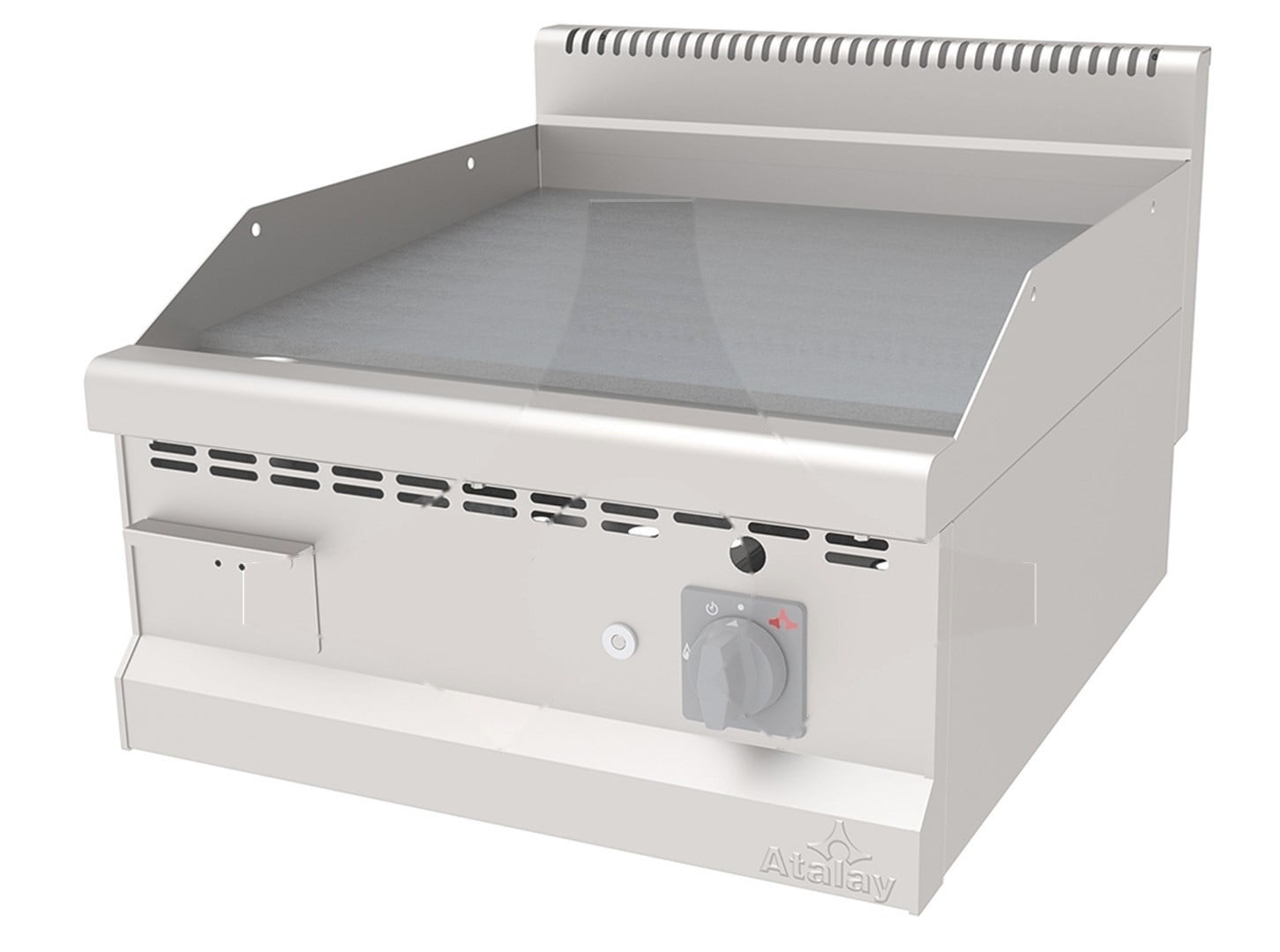 AGI-670 - Atalay Gazlı Pleyt Izgara Düz 600x700-GAZLI PLEYT IZGARALAR - Demasan
