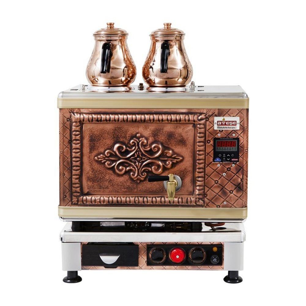 Ateşe Titanium Bakır 2 Demlikli Akıllı Dijital Çay Makinesi Gaz + Elektrikli TAGE02 KAHVECİ (YEDEKLERİ) OCAKLARI
