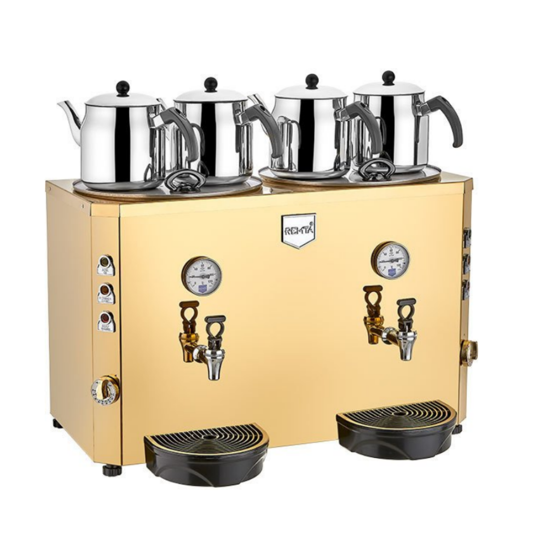 4 Demlikli Jumbo Çay Makinesi 46 lt