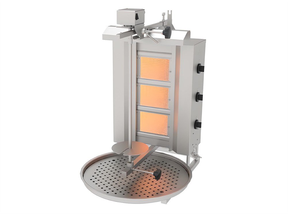 Döner Ocağı 3 Gözlü Üstten Motorlu