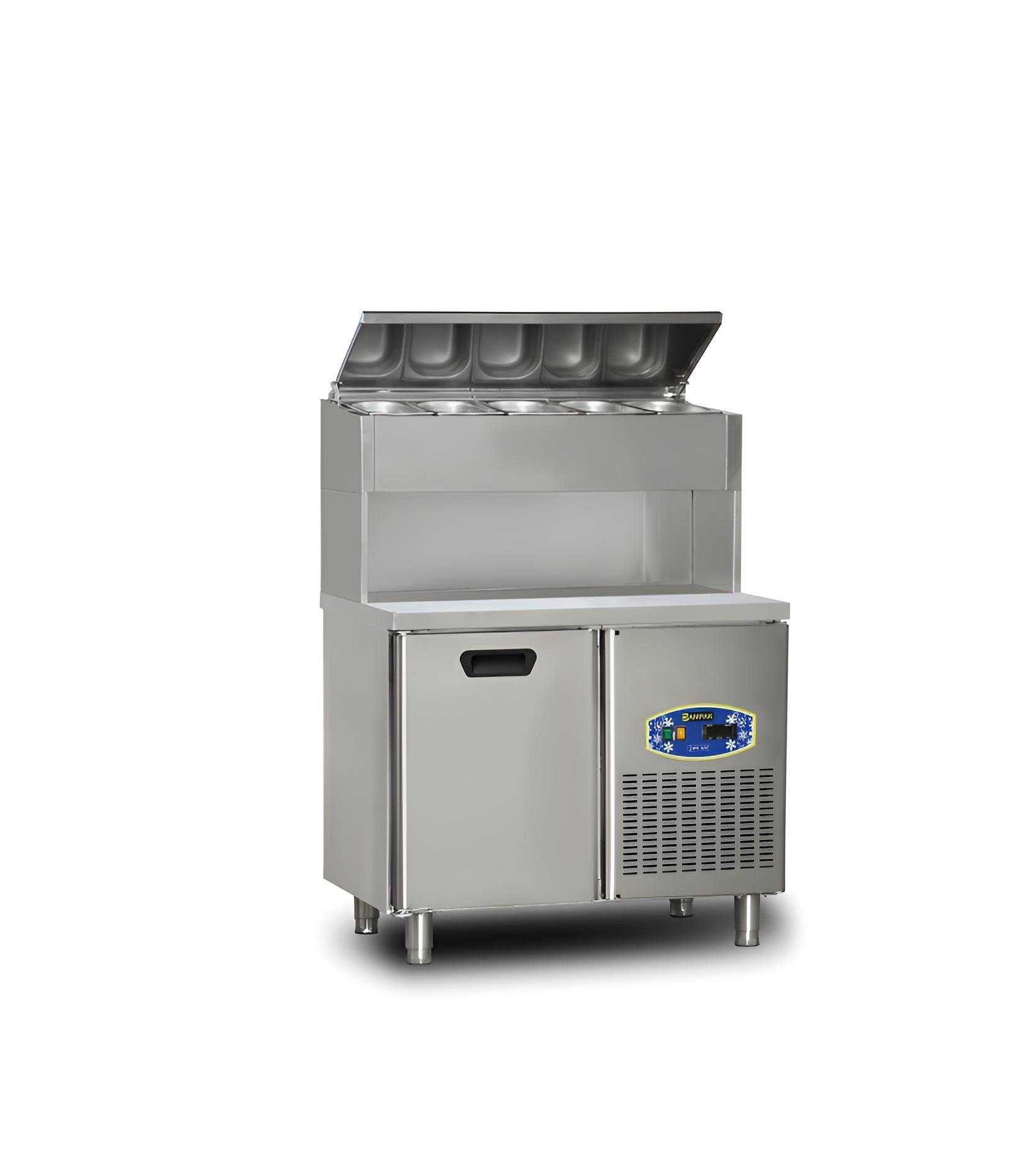 Pizza Hazırlık Buzdolabı Yüksek Model Tek Kapılı