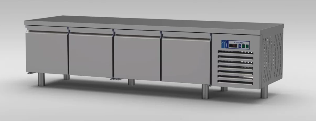 Gastronom Seri Cihazaltı 4 Kapılı Derin Dondurucu