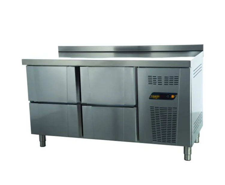 Ndustrio Tezgah Tipi 4 Çekmeceli Snack Buzdolabı