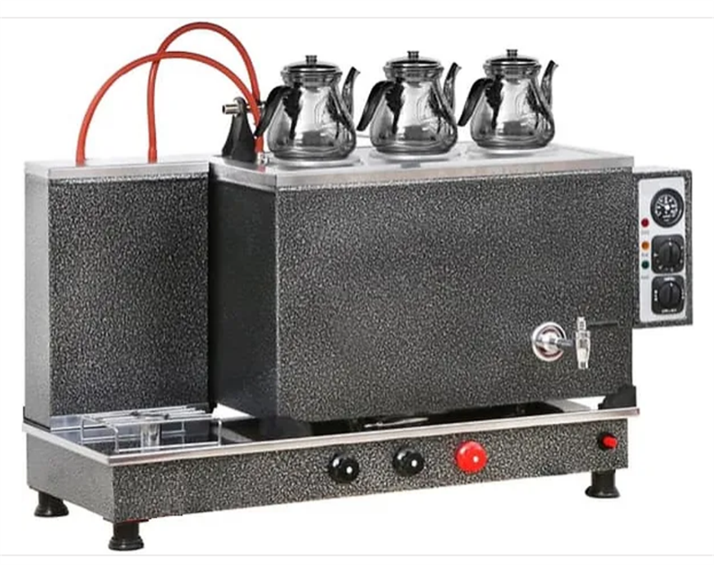 3 Demlikli Statik Çay Kazanı 