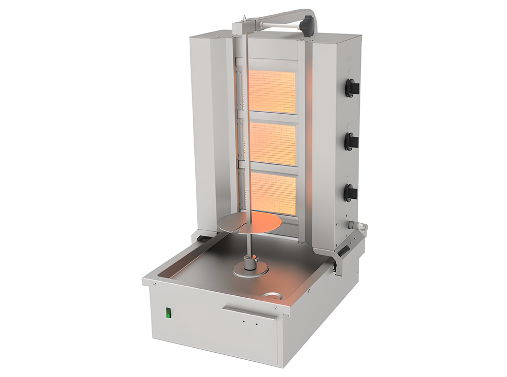 ADG-3A Döner Ocağı Gazlı 3 Gözlü Alttan Motorlu