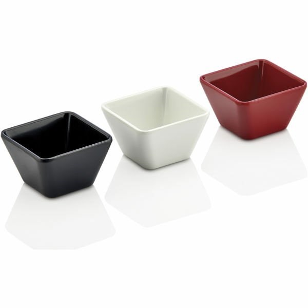 Biradlı Melamin Sosluk ve Reçellik (7x7x4 cm)-Sunum Tabakları ve Kaseler - Demasan

