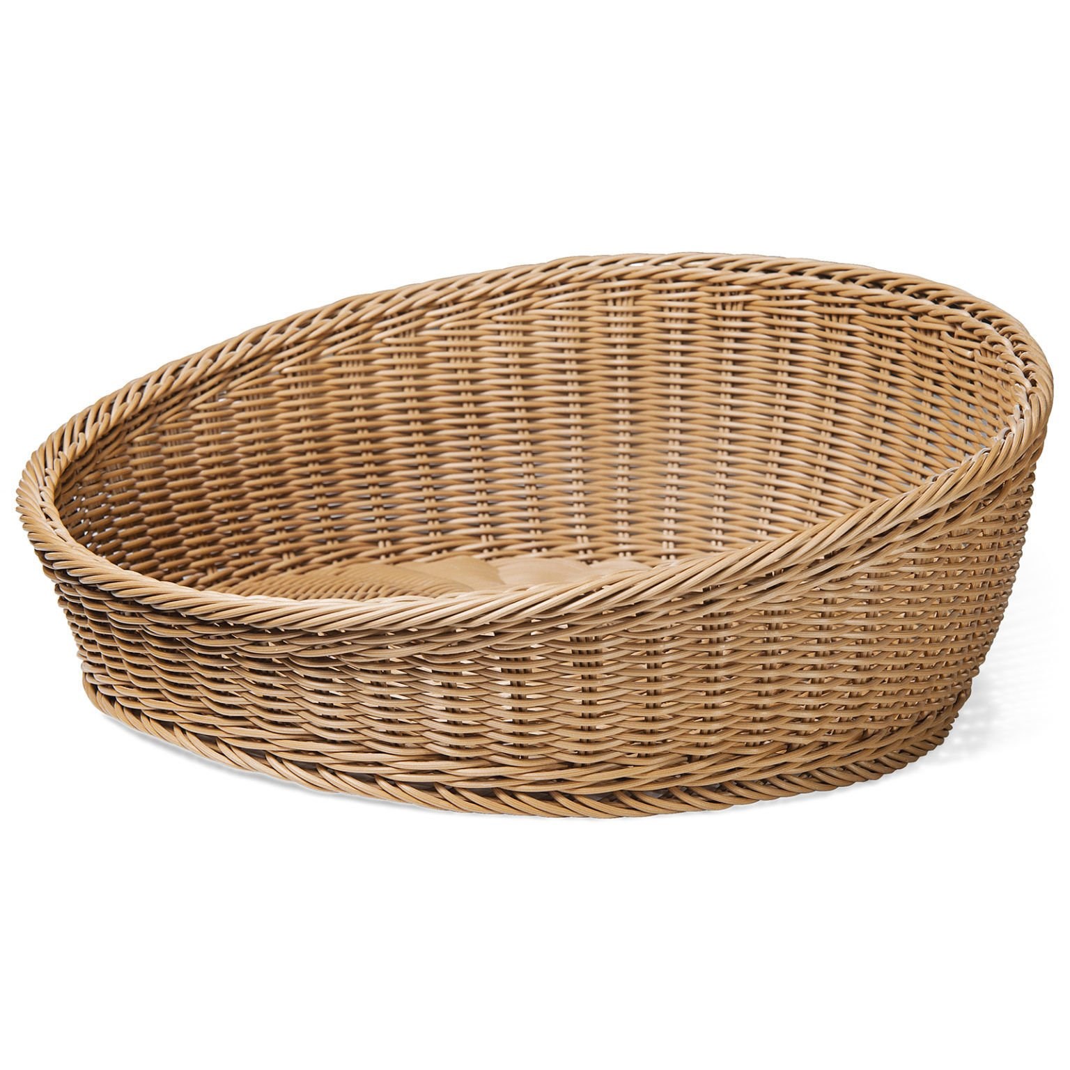 Biradlı Plastik Ekmek Sepeti Yuvarlak 45x45x8/16-GIDA SERVİS EKİPMANLARI - Demasan
