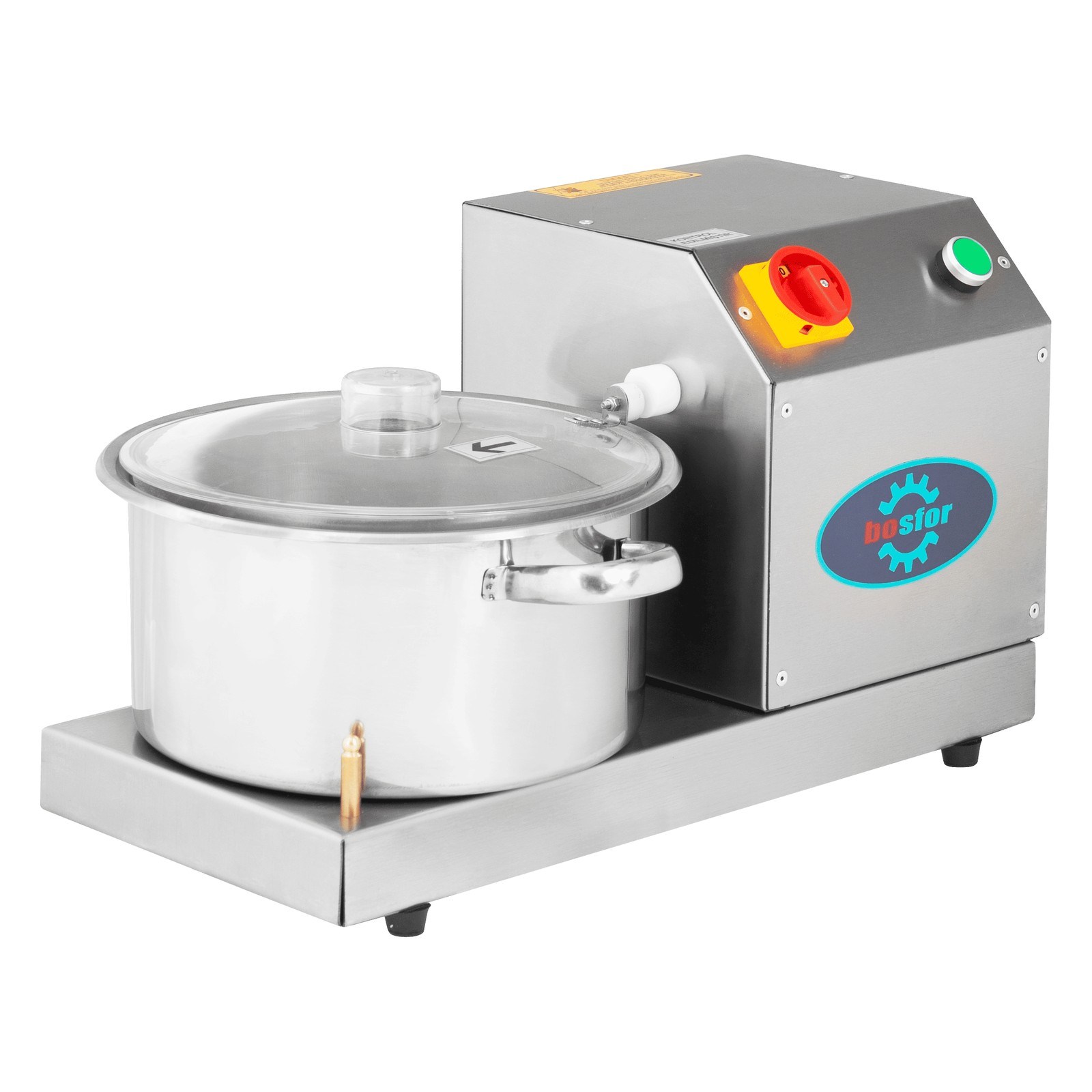Bosfor UZK-02 Set Üstü Et ve Sebze Parçalama, Zırh ve Humus Makinesi, 20 lt-ET PARÇALAMA - ZIRH MAKİNALARI  - Demasan

