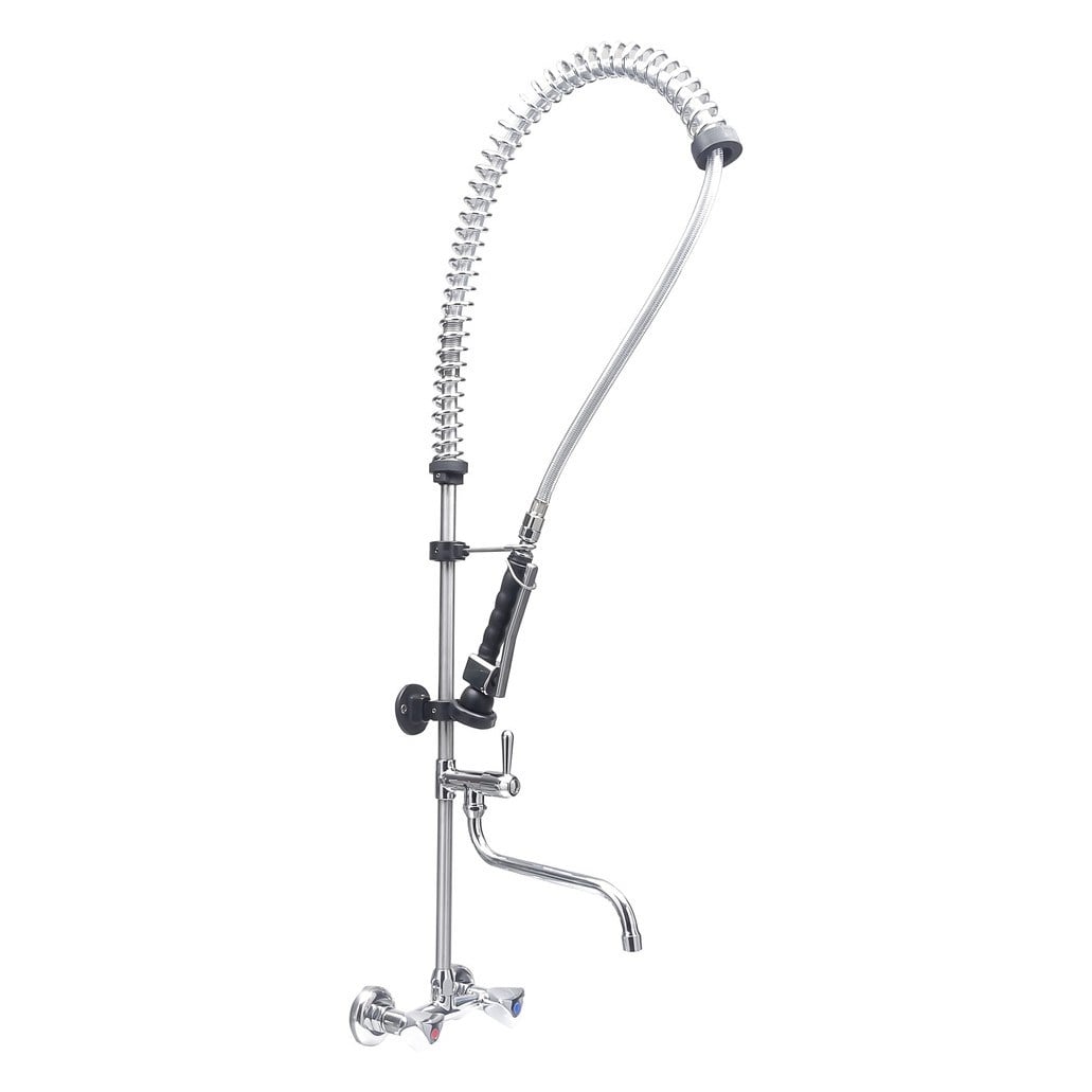 Cancan 0513 MT04 Deluxe Duvara Monte Ara Musluklu Ön Yıkama Duşu-DUŞ SPREY ÜNİTESİ - Demasan

