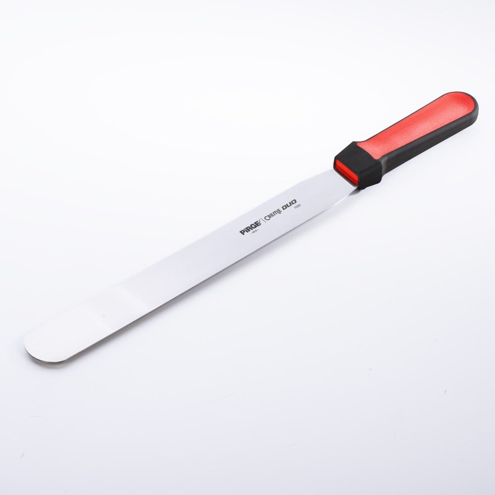 Creme DUO Pasta Paleti 25 cm Kırmızı-SPATULA VE PASTA PALETLERİ - Demasan

