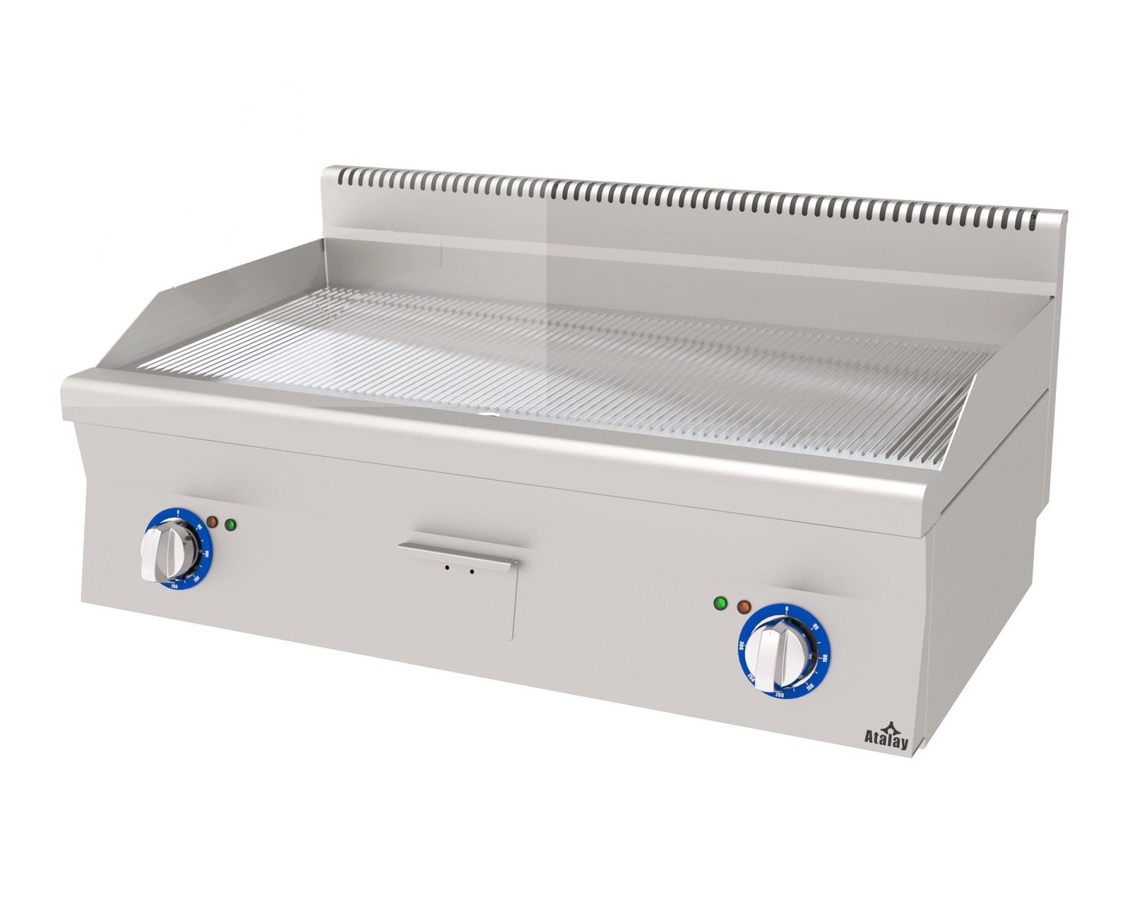 E AEI-1060/N CR - Atalay Elektrikli Pleyt Izgara Nervürlü Krom Yüzey 1000x600-ELEKTRİKLİ PLEYT IZGARALAR - Demasan
