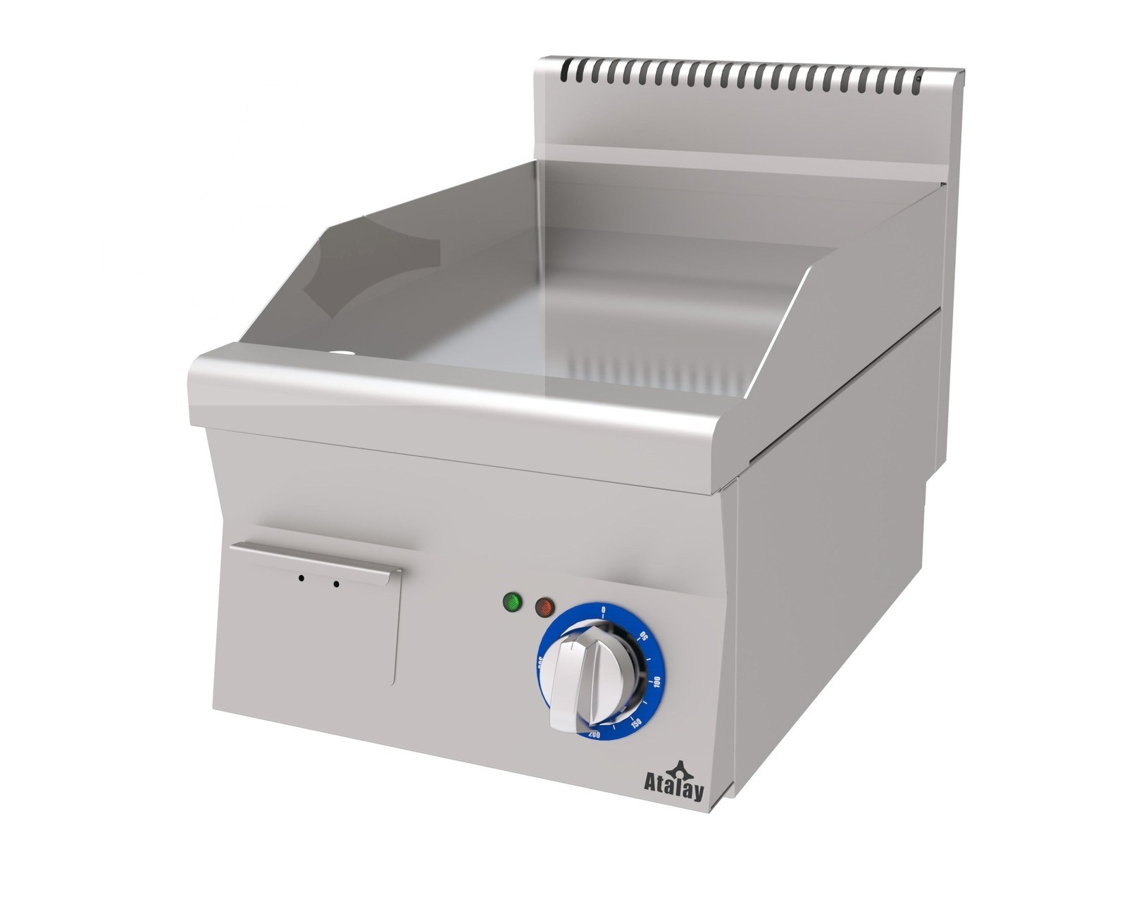 E AEI-460CR - Atalay Elektrikli Pleyt Izgara Düz Krom Yüzey 400x600-ELEKTRİKLİ PLEYT IZGARALAR - Demasan
