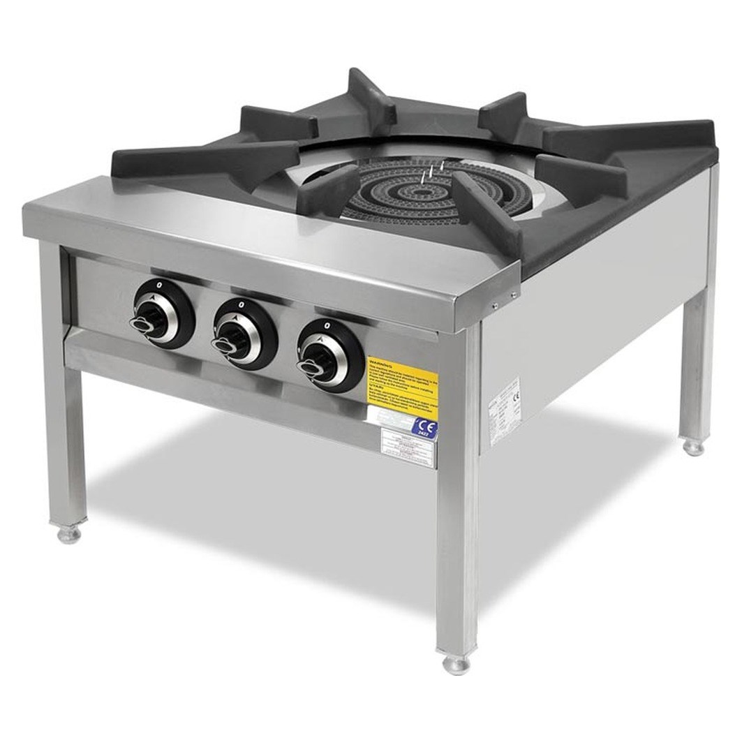 Empero 4 Yanışlı Gazlı Yer Ocağı, 700x915x560 mm, 31.25 kW