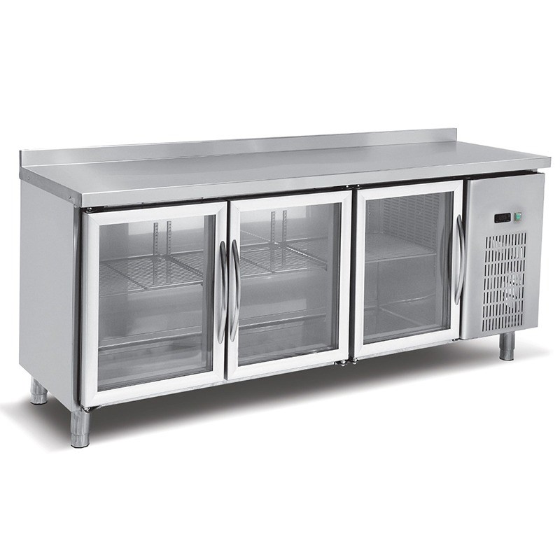 Empero Camlı Tezgah Tipi Buzdolabı 3 Kapılı, 2000x700x850 mm, 0.20 kW, 500 lt