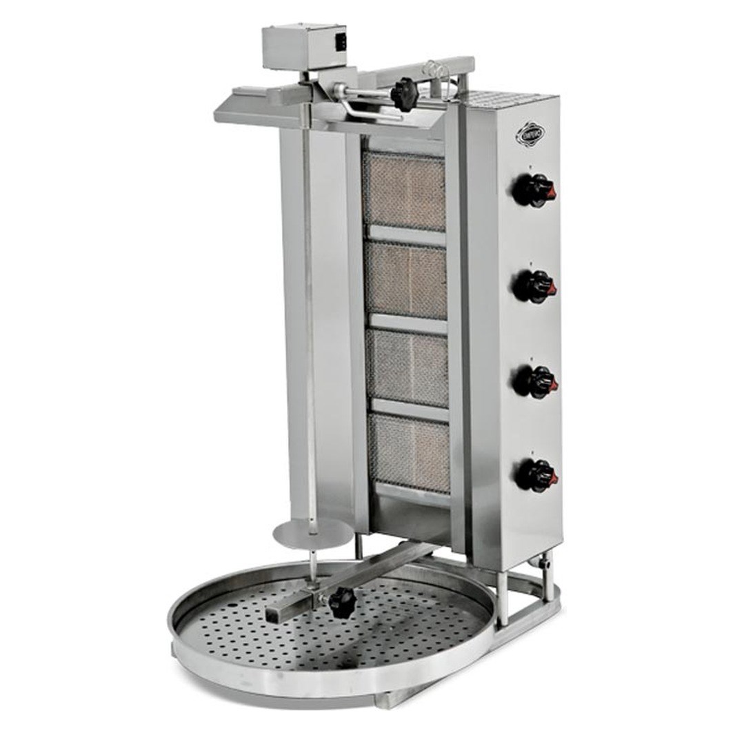 Empero Gazlı Döner Ocağı Üstten Motorlu, 630x830x1163 mm, 14 kW