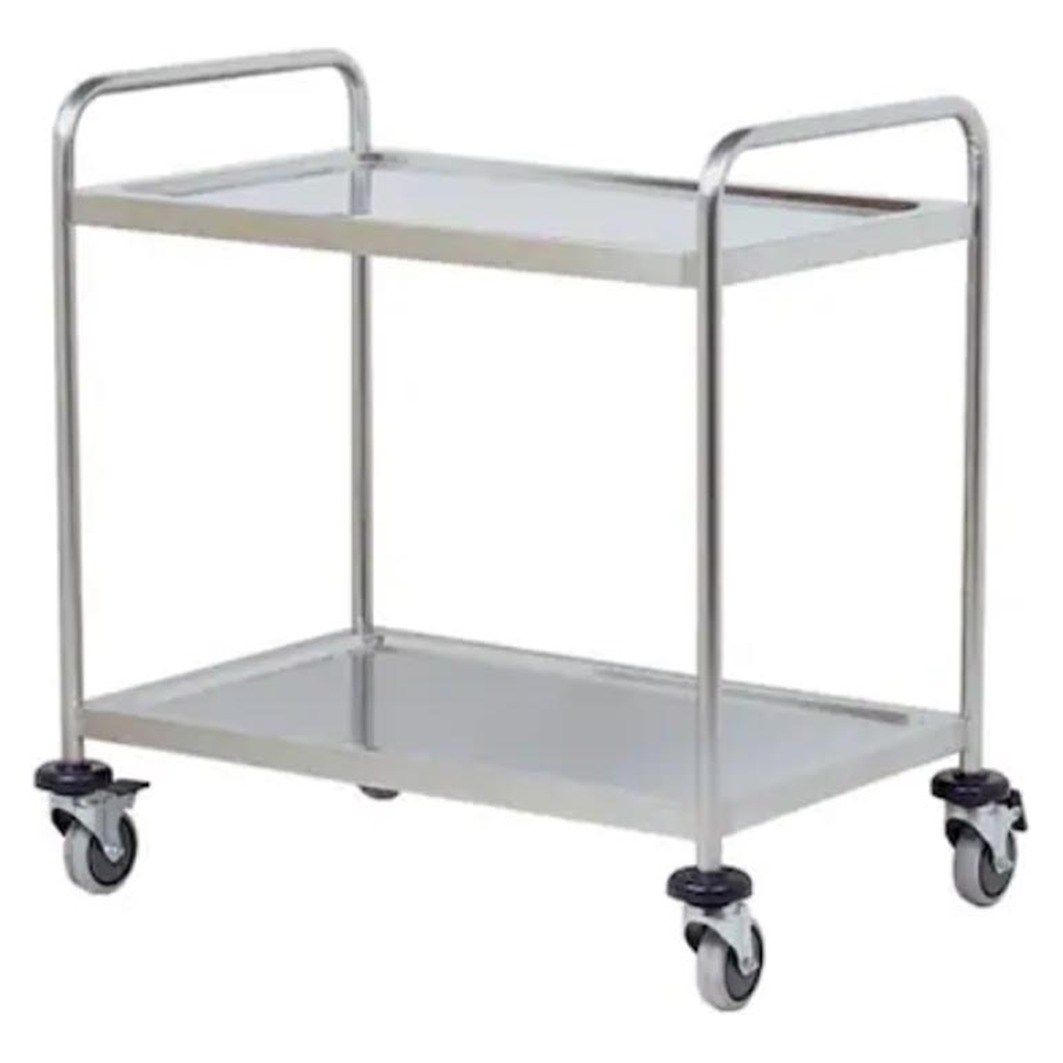 Empero Paslanmaz Servis Arabası 2 Katlı, 550x860x900 mm